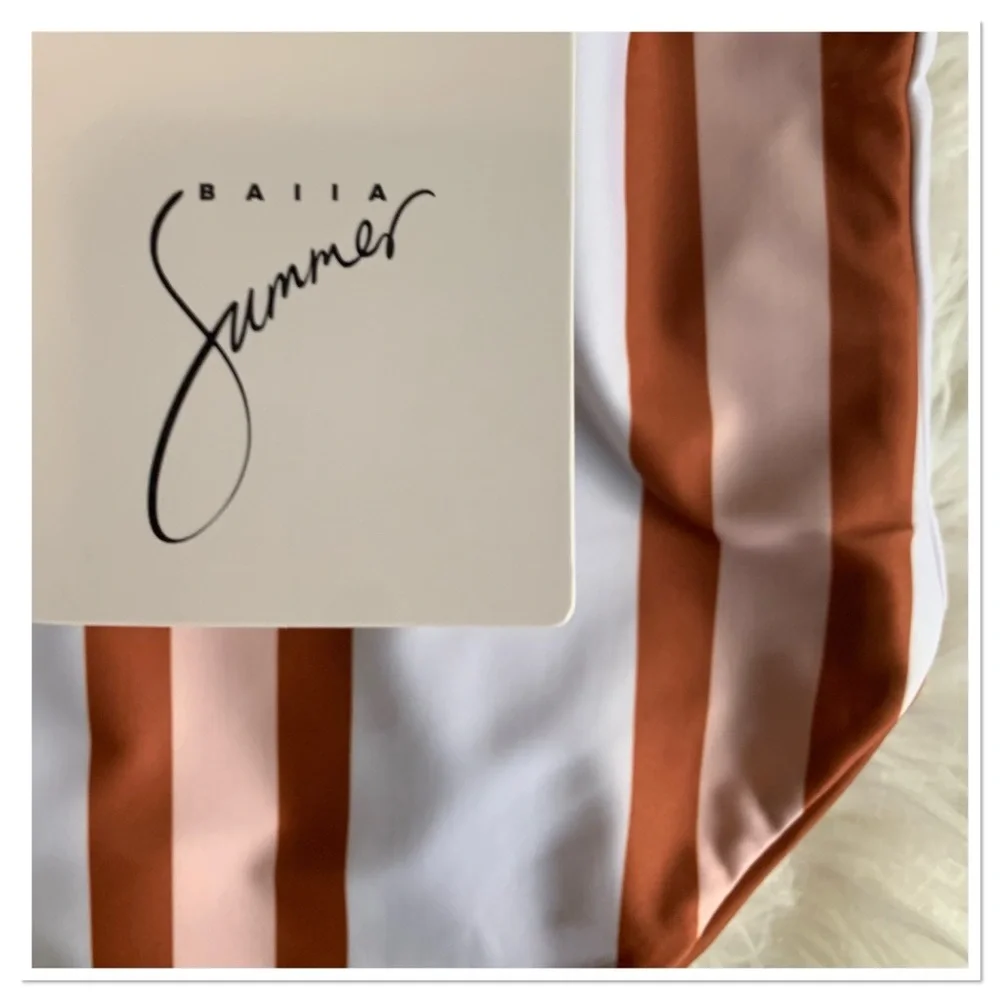 BAIIA Tanami Reversible Wrapsuit Swimsuit & Sarong  Multicolor Size US4/AU8 - Picture 7 of 11